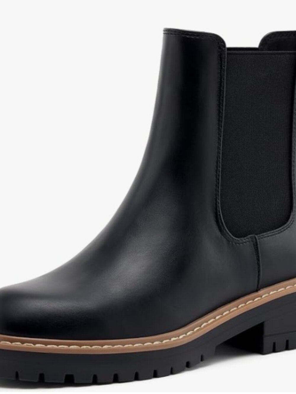 Women's Chelsea Boots Fashion Slip On Ankle Booties Casual Elastic Chunky Bootie